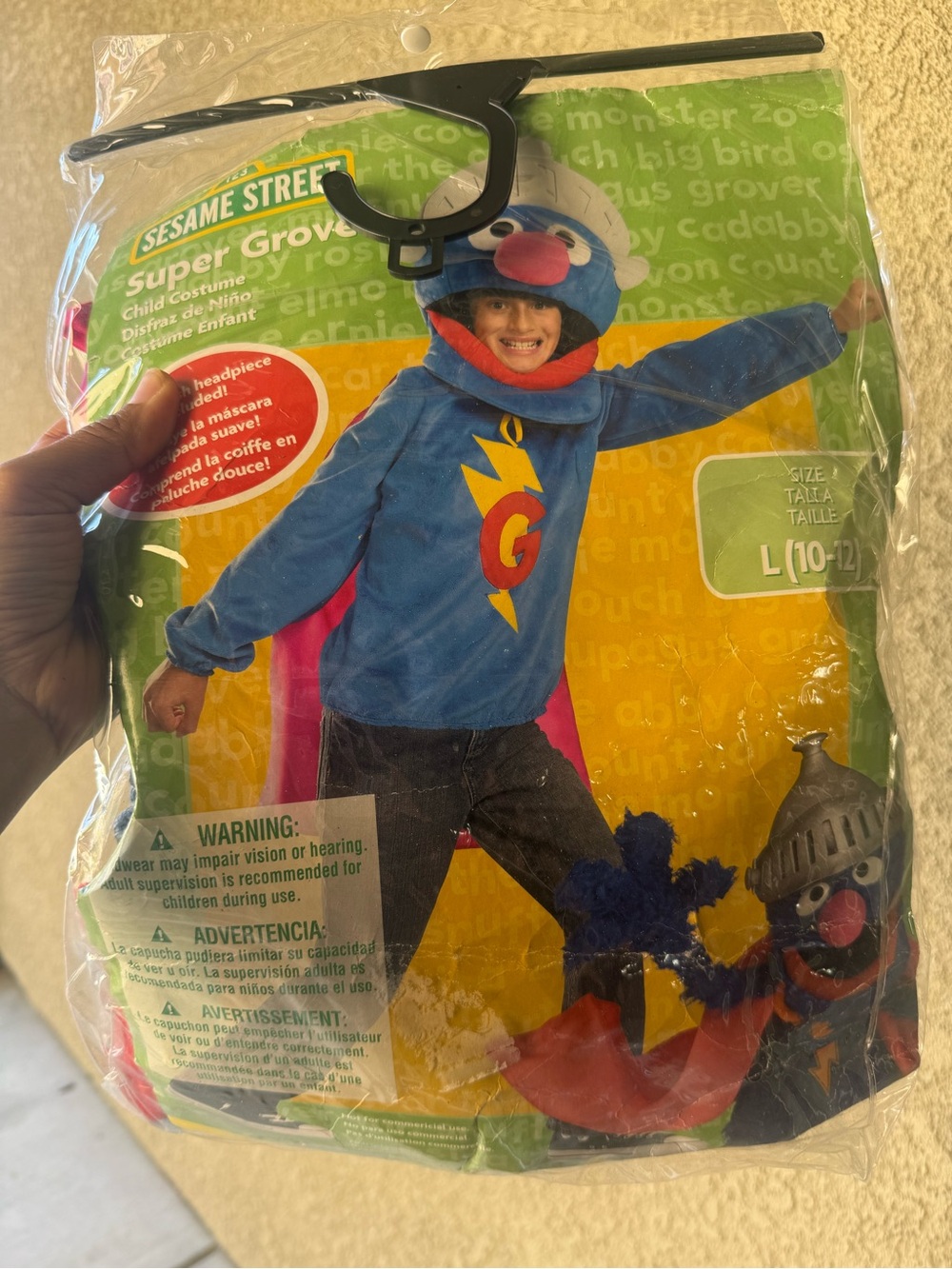 Sesame Street Super Grover Kids Costume - Blue